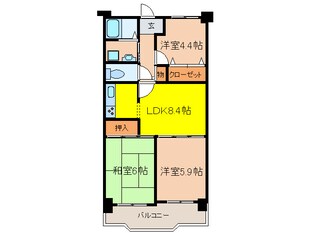 シェモア平野の物件間取画像